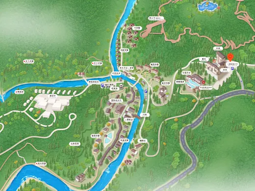 石排镇结合景区手绘地图智慧导览和720全景技术，可以让景区更加“动”起来，为游客提供更加身临其境的导览体验。